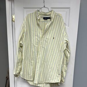 Polo by Ralph Lauren Yellow Casual Button Down Shirt